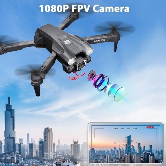 Drone with Camera for Adults Kids, Dual 4K HD Mini FPV RC Quadcopter - Picture 3 of 5